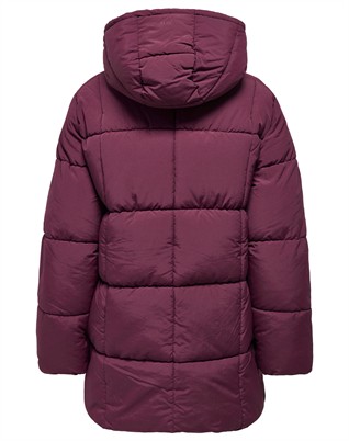 JDYWonder Lang Hood Puffer Jakke